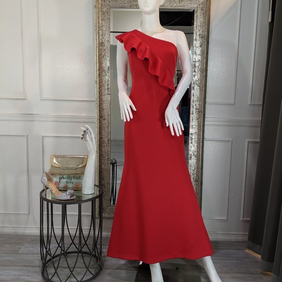 Jessica Howard Dresses & Skirts - Red Formal Evening Prom Dress Gown